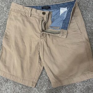 Banana Republic Men's Khaki Flat Front Shorts